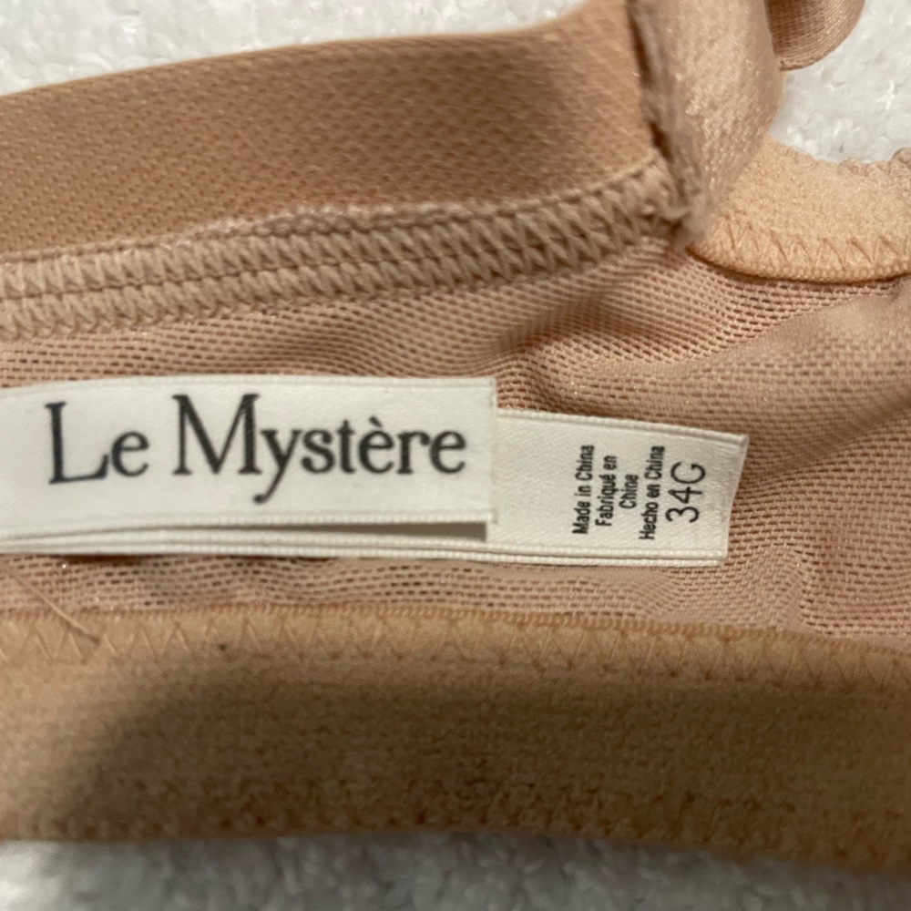 Le Mystere Nude Molded Cup Bra - Sz 34G - Picture 3 of 4